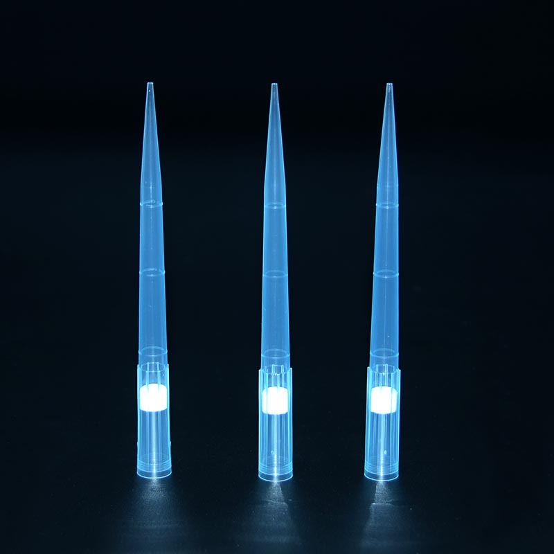 Filtered 1000ul Universal Pipette Tips Bag Packing